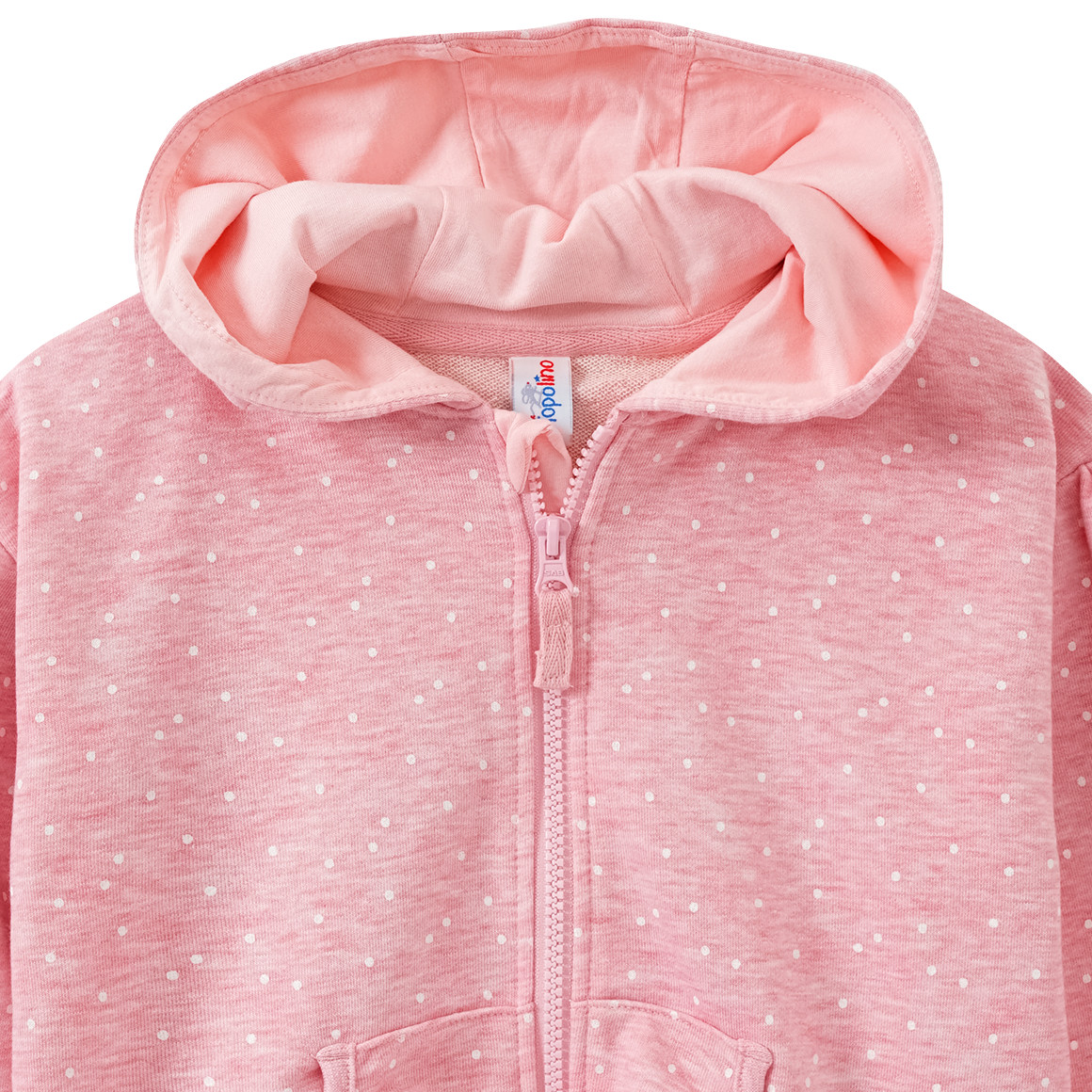 Topolino Mädchen Sweatjacke mit Punkten rosa