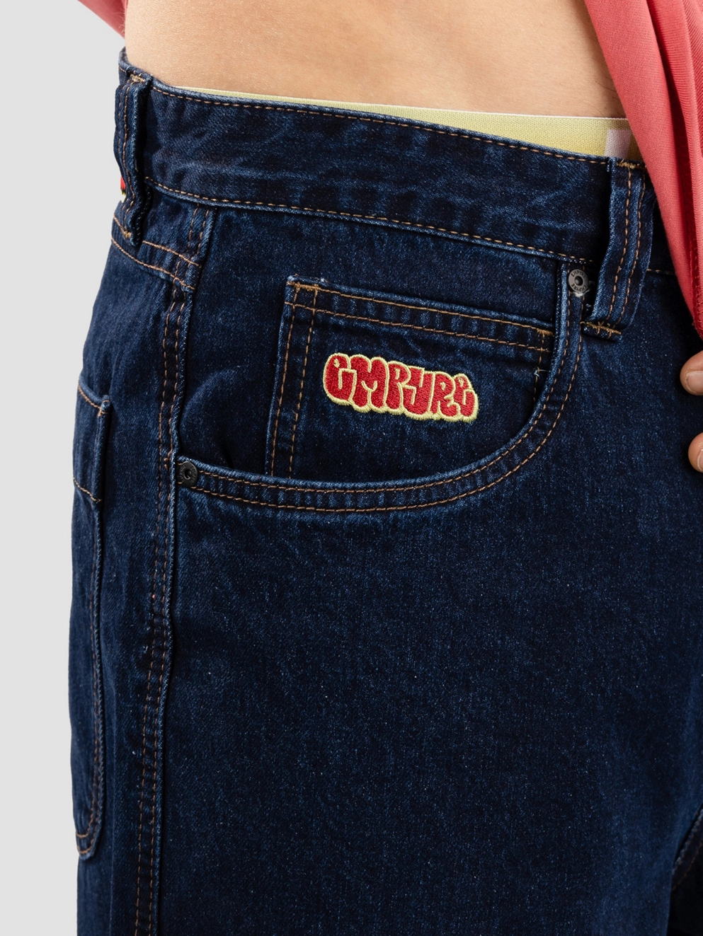 Empyre Loose Fit Utility Jeans dark blue