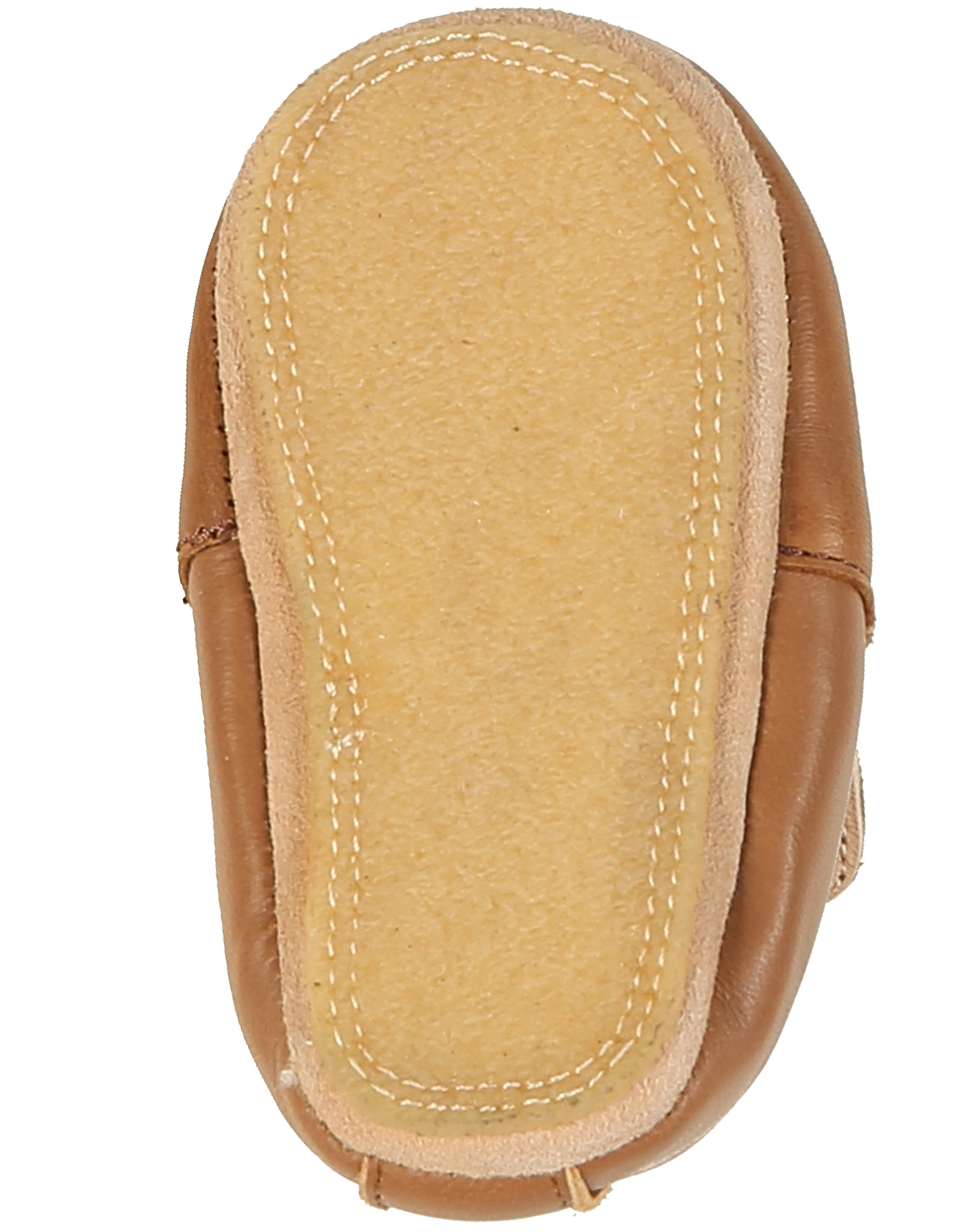 Krabbelschuhe BLUBLU ZEBRA in camel