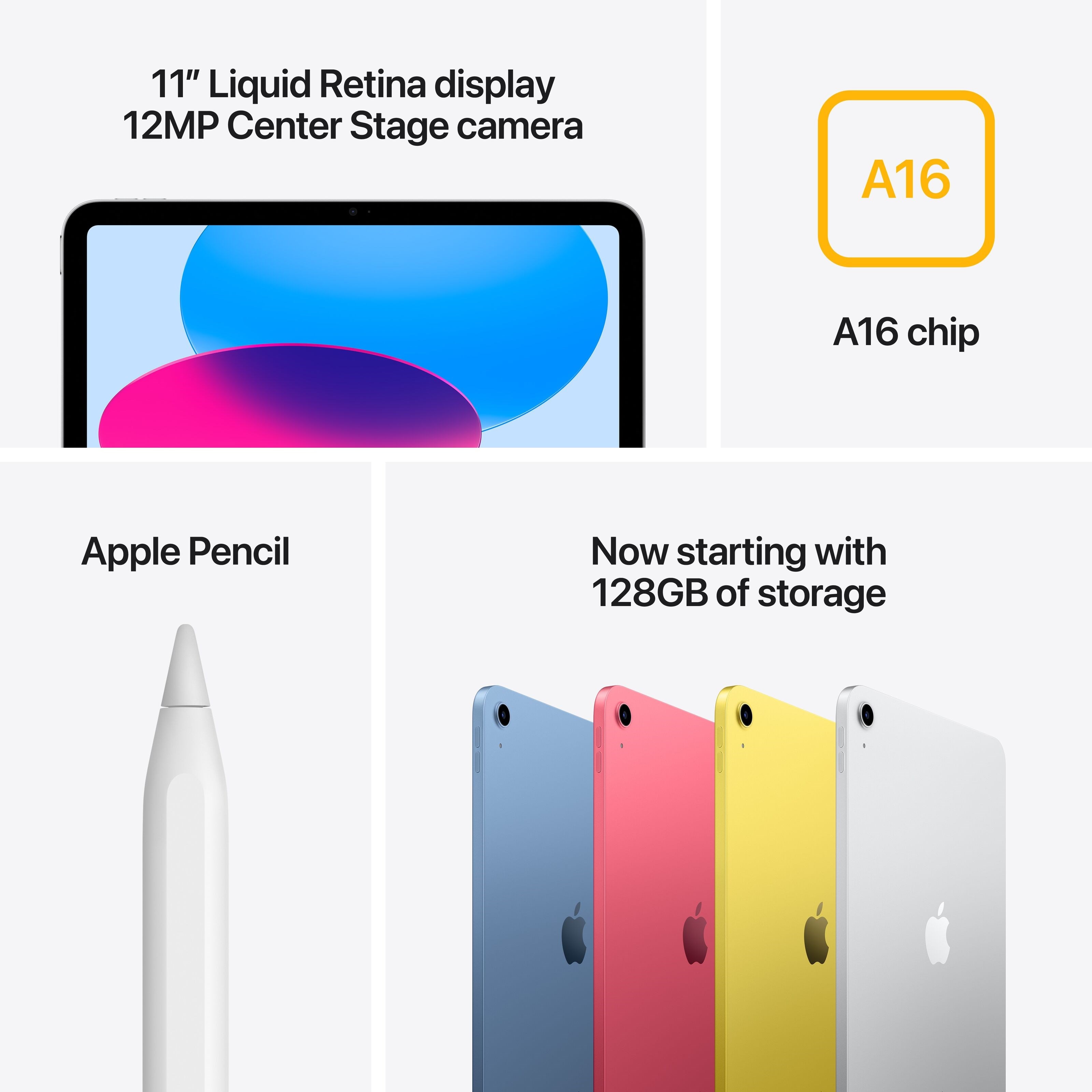 Apple iPad 11” Wifi 256 GB Silver