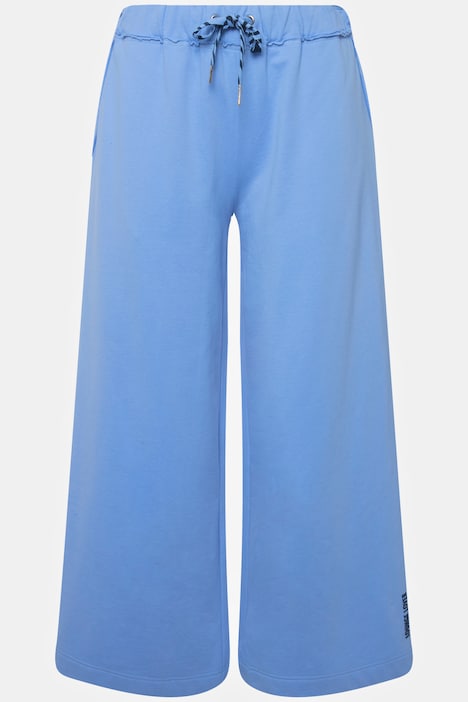 Loungewear-Hose, weites Bein, Elastikbund