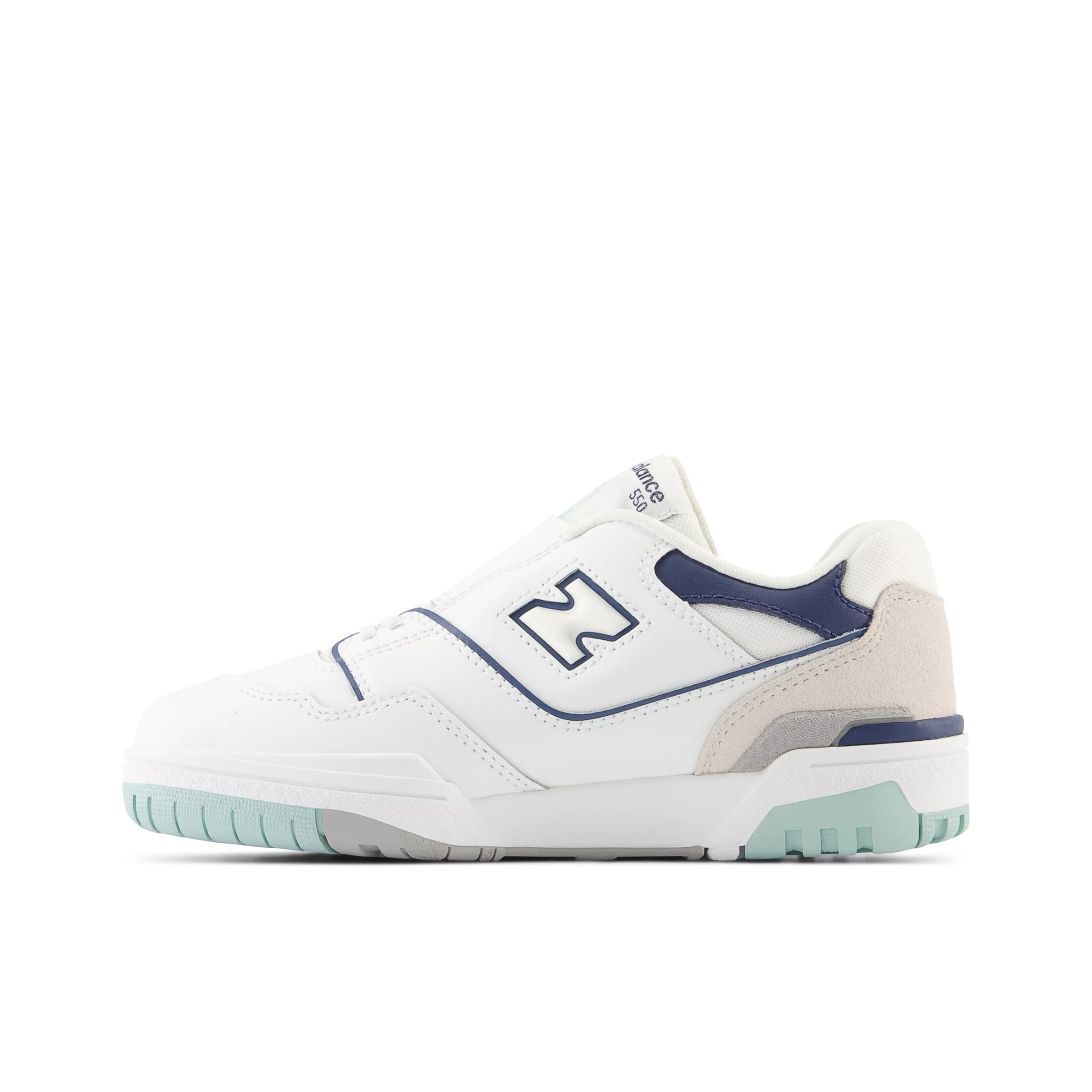 550 Bungee Lace with Top Strap White con nb navy e winter fog