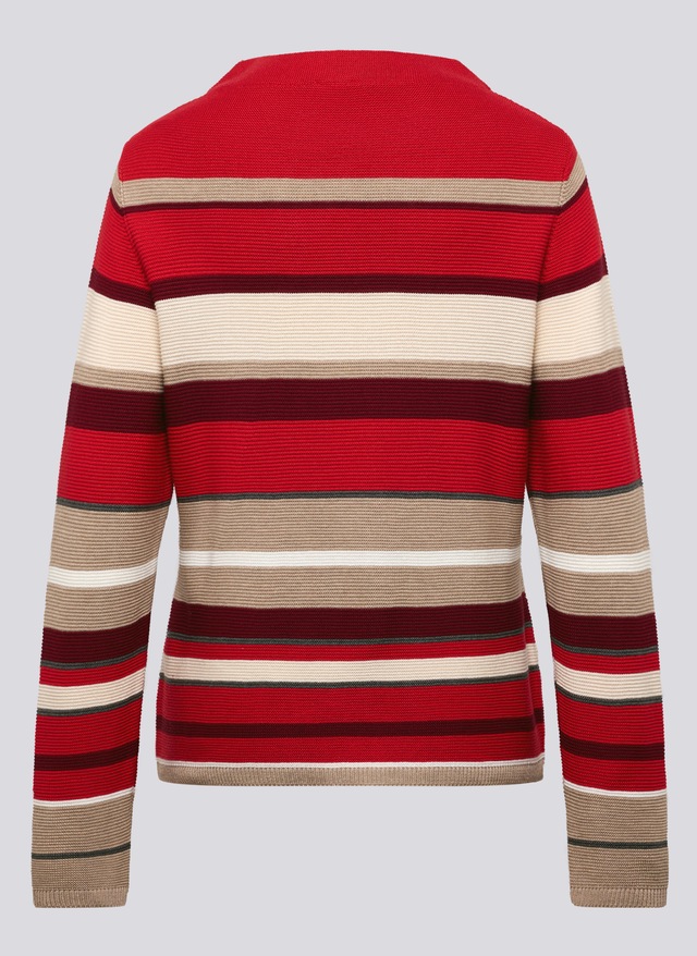 Rabe Strickpullover , im Streifen-Look
