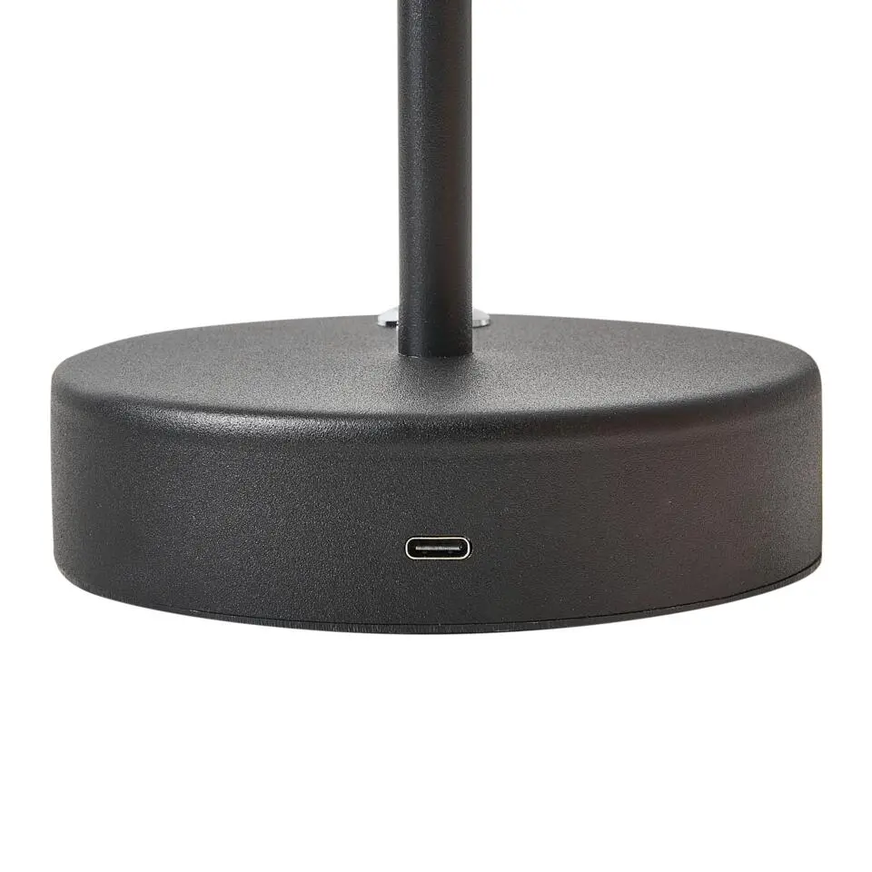 ALVIELA - Tafellamp - Zwart - Aluminium/IJzer