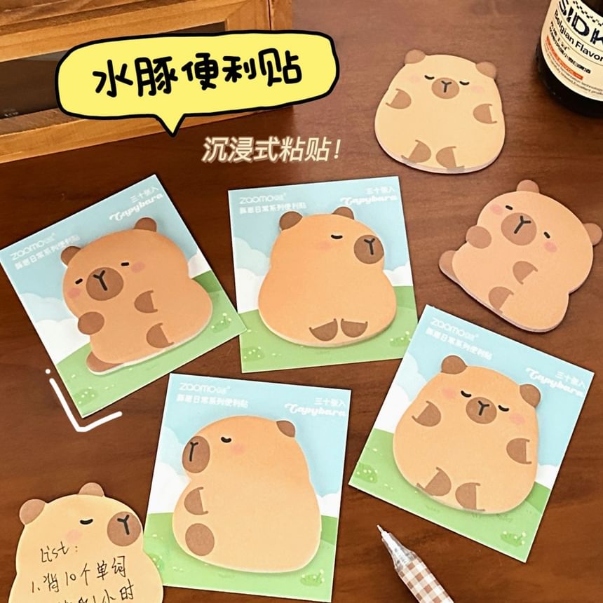 Tuhat - Capybara Sticky Note (Verschillende ontwerpen)