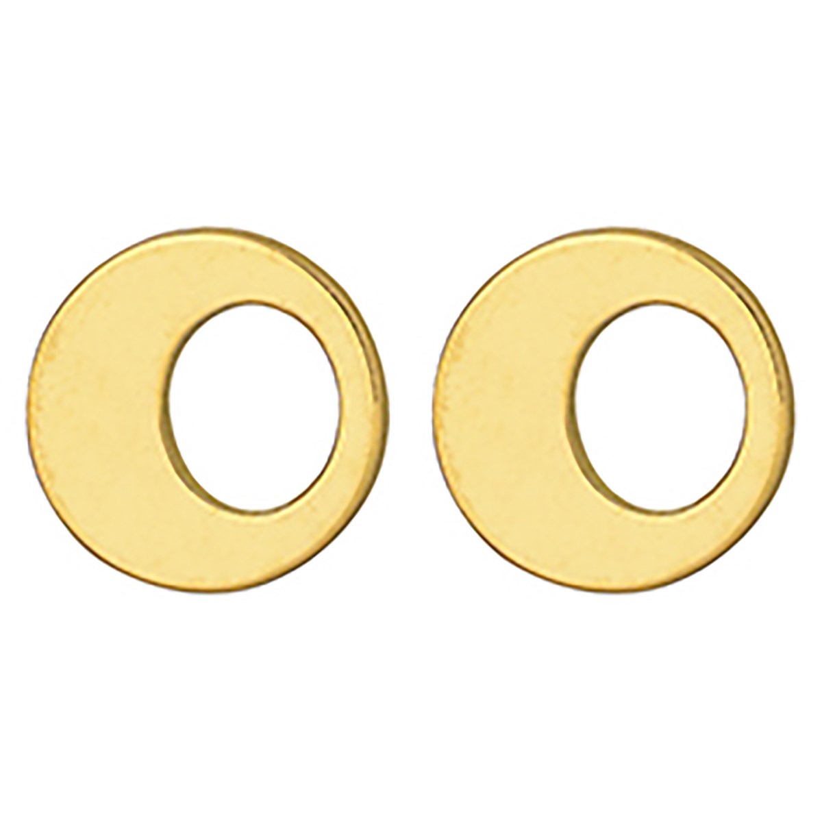 Boucles d'oreilles Brillaxis cibles or jaune