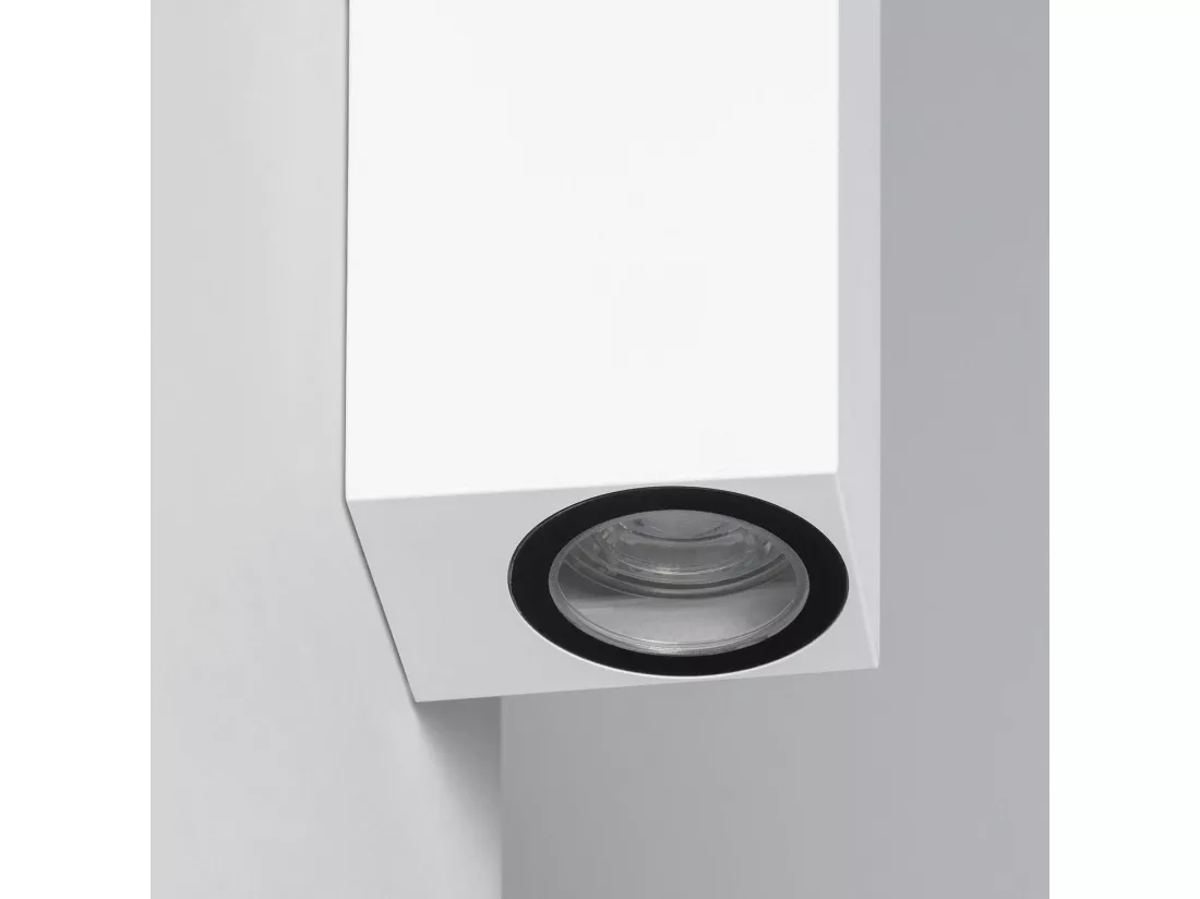 Applique Murale Extérieure Miseno Éclairage Double Face Blanche Blanc
