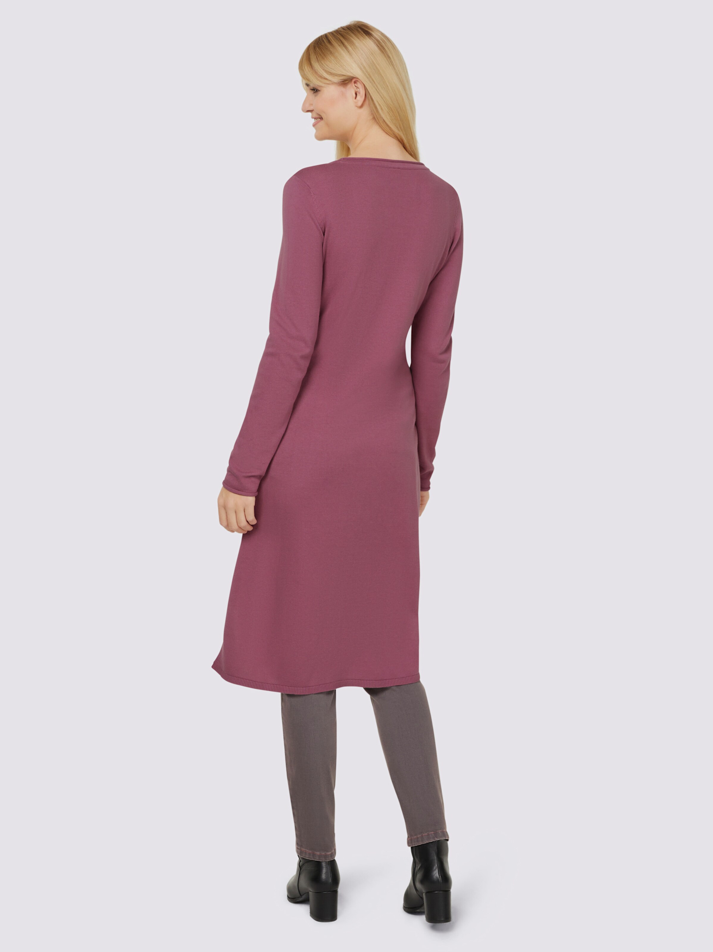 Long-Strickjacke