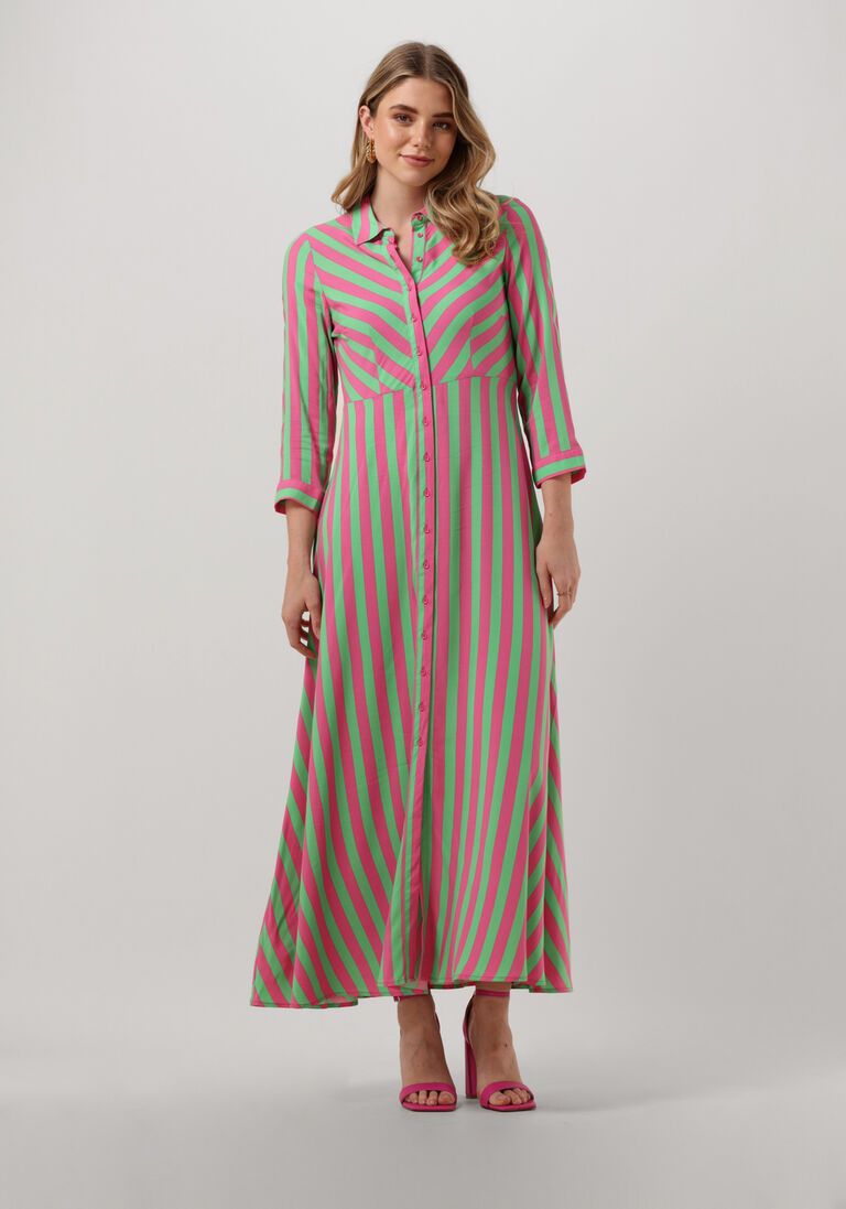 Y.A.S. roze y.a.s. maxi jurk yassavanna long shirt dress