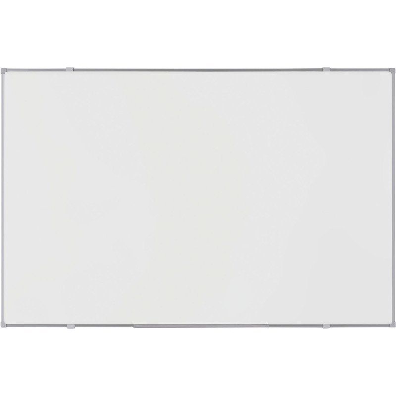 Tableau blanc magnetique Suri cadre gris 178 x 88 cm Bi-Office