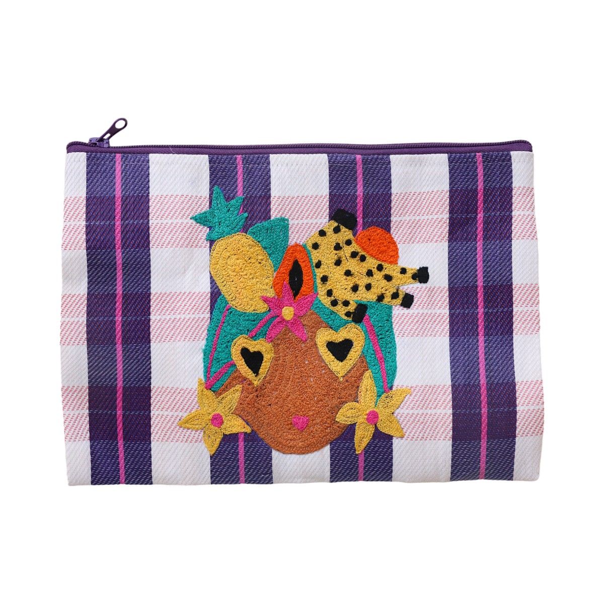 Trousse plate broderie Chiquita - Copacabana party !  Pondie Chérie