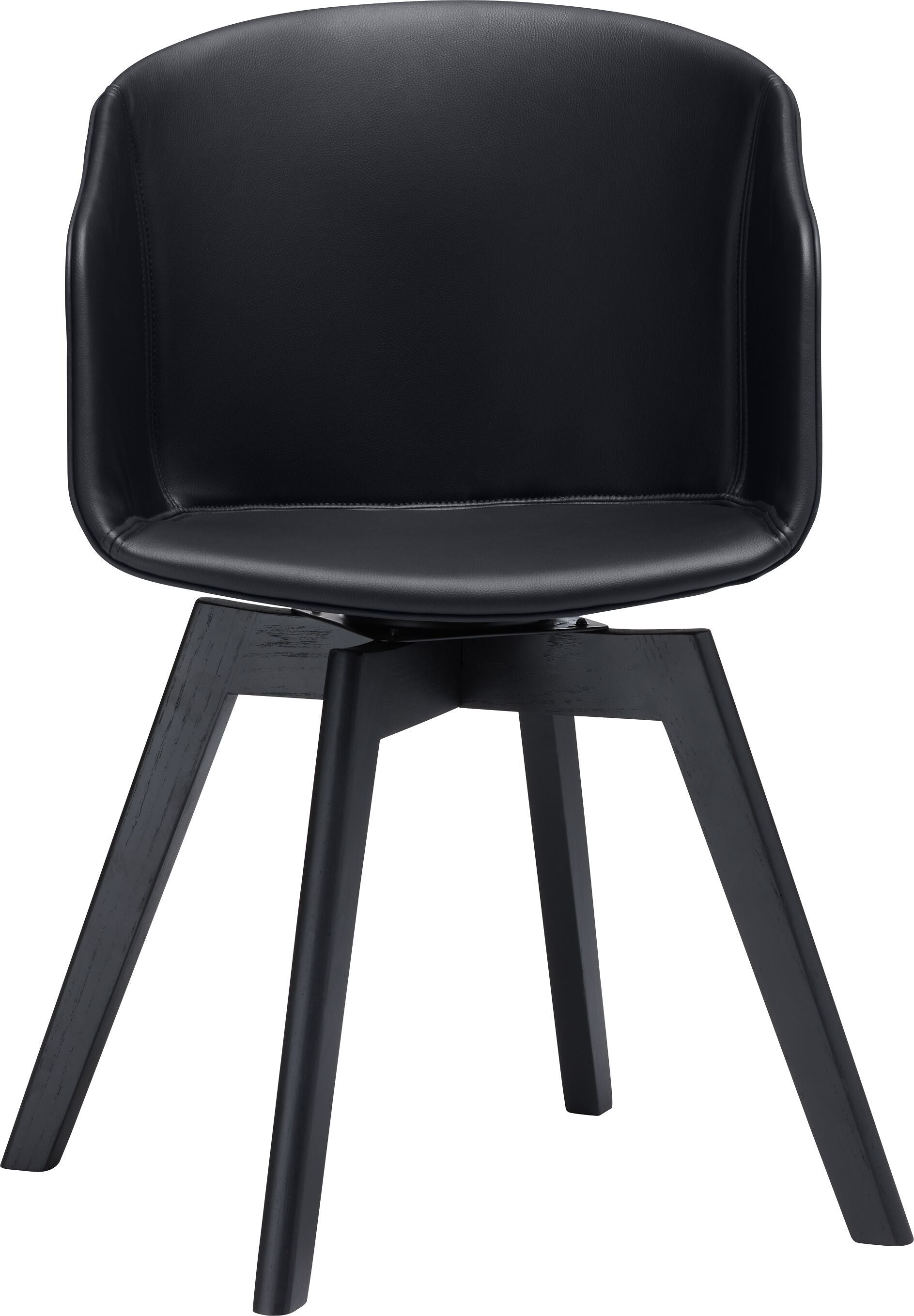 GIANNI Stuhl - Schwarz / B: 53.5 cm x T: 55.5 cm x H: 84.0 cm