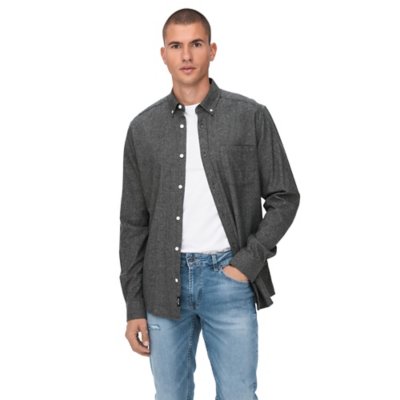 Chemise à manches longues homme Onsniko Life Melange Noos ONLY AND SONS