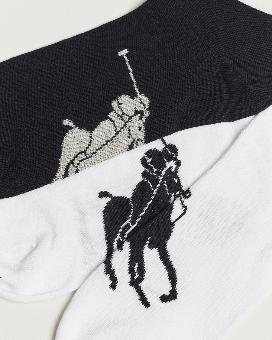 Polo Ralph Lauren 3-Pack Sneaker Sock White/Black