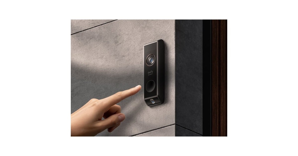 AnkerEufy Video Doorbell Dual + HomeBase 2  (Zwart)