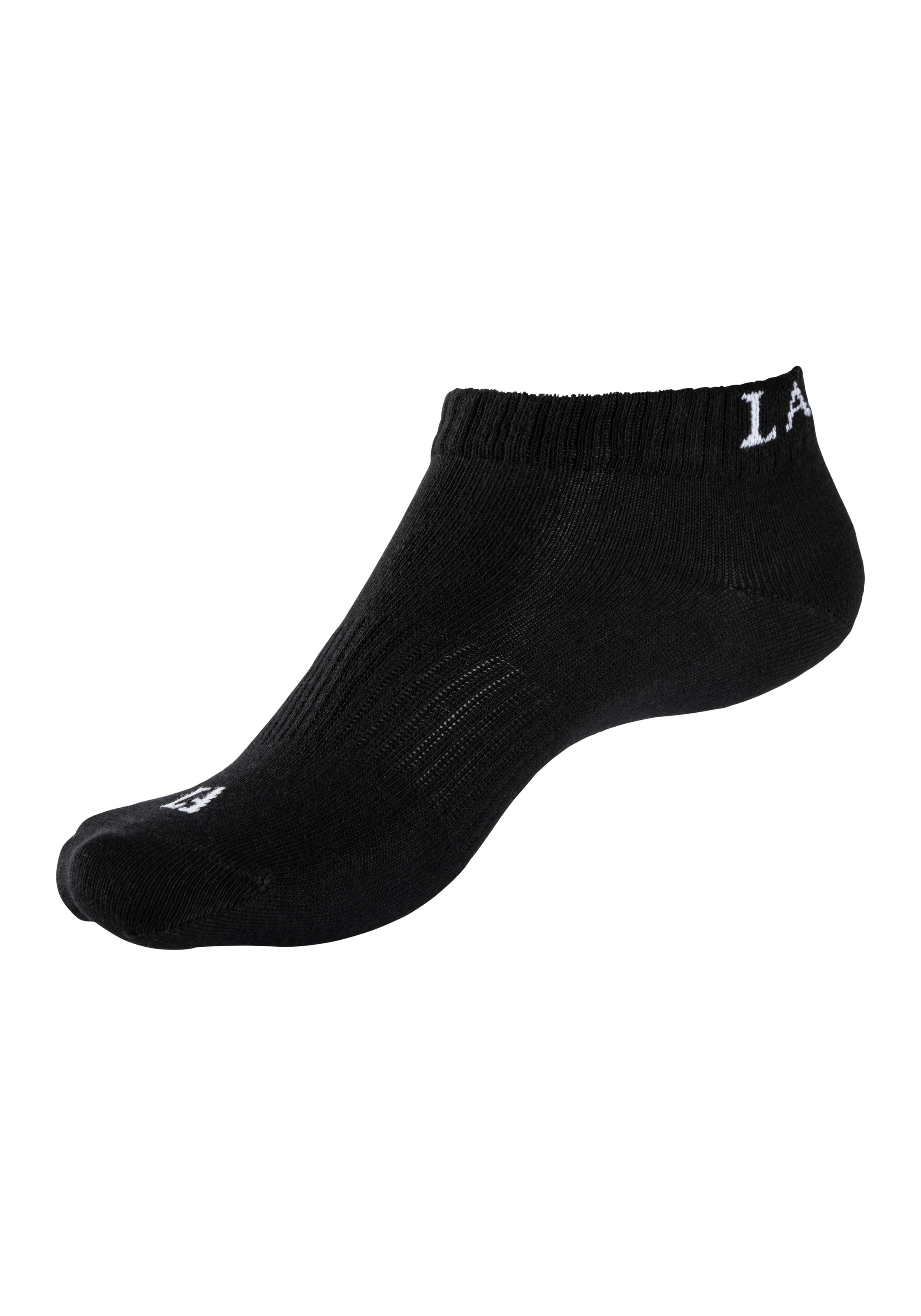 LASCANA ACTIVE Sneakersocken Packung, 6 Stk. tlg. mit eingestricktem Marken Logo