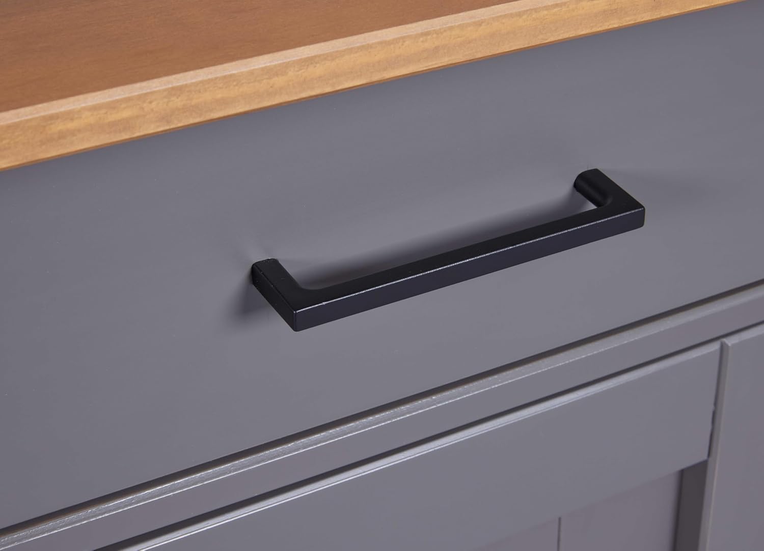 Inter Link – Kommode – Anrichte - Buffet – Sideboard – Kiefer massivholz – FSC - 3 Türen – 3 Schubladen – Landhausstil – Forenzo - Forenzo 3T3Sgrau - Grau/Oak Colori