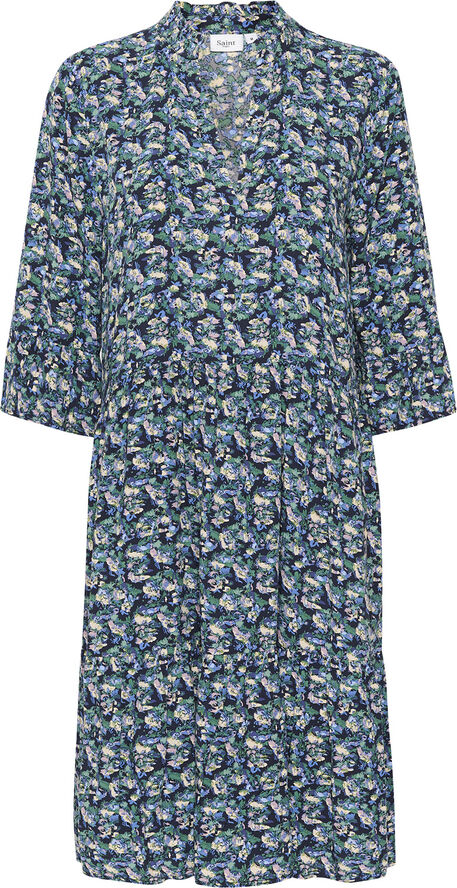 Saint Tropez EdaSZ Dress Night sky flower art