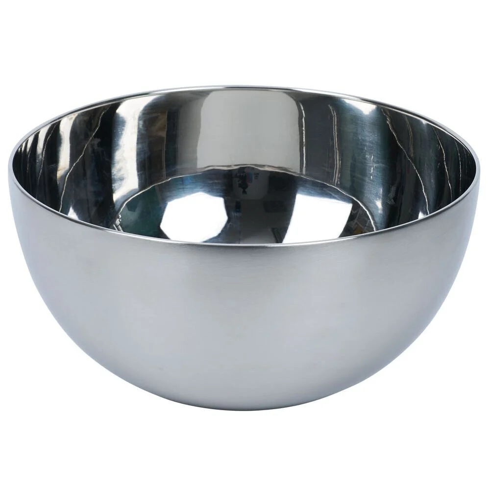 Lot de 3 saladiers en inox Ø18,7/23,6/28,5cm