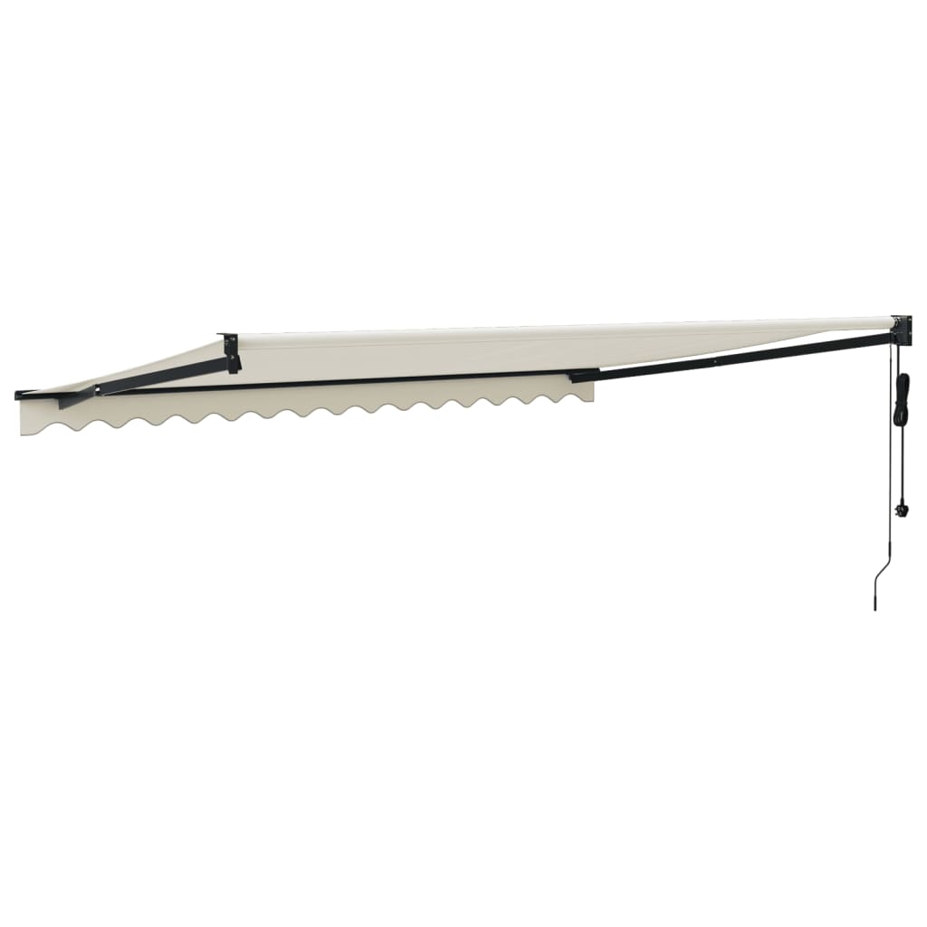 Auvent rétractable automatique crème 4,5x3 m