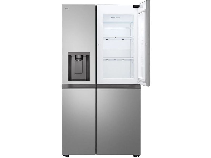LG Foodcenter GSJC41PYPE Silber Side-by-Side Kühlschrank