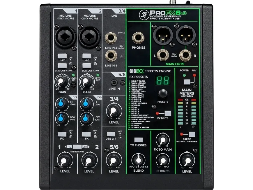 Mikser Mackie ProFX6v3 (2051299-01)