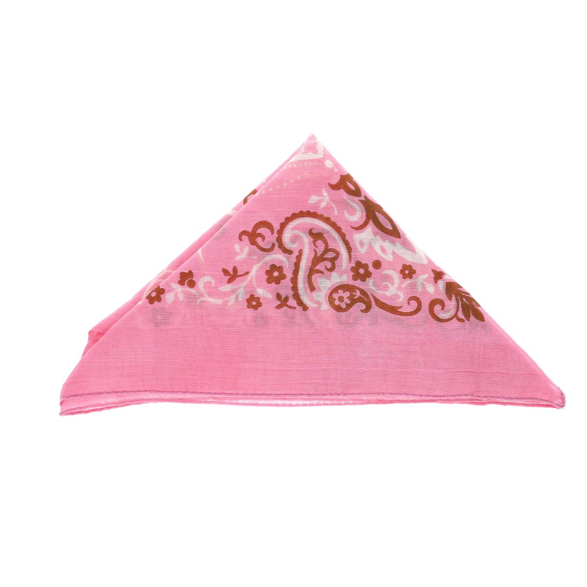 Foulard bandana rose - Petit format Le petit Souk