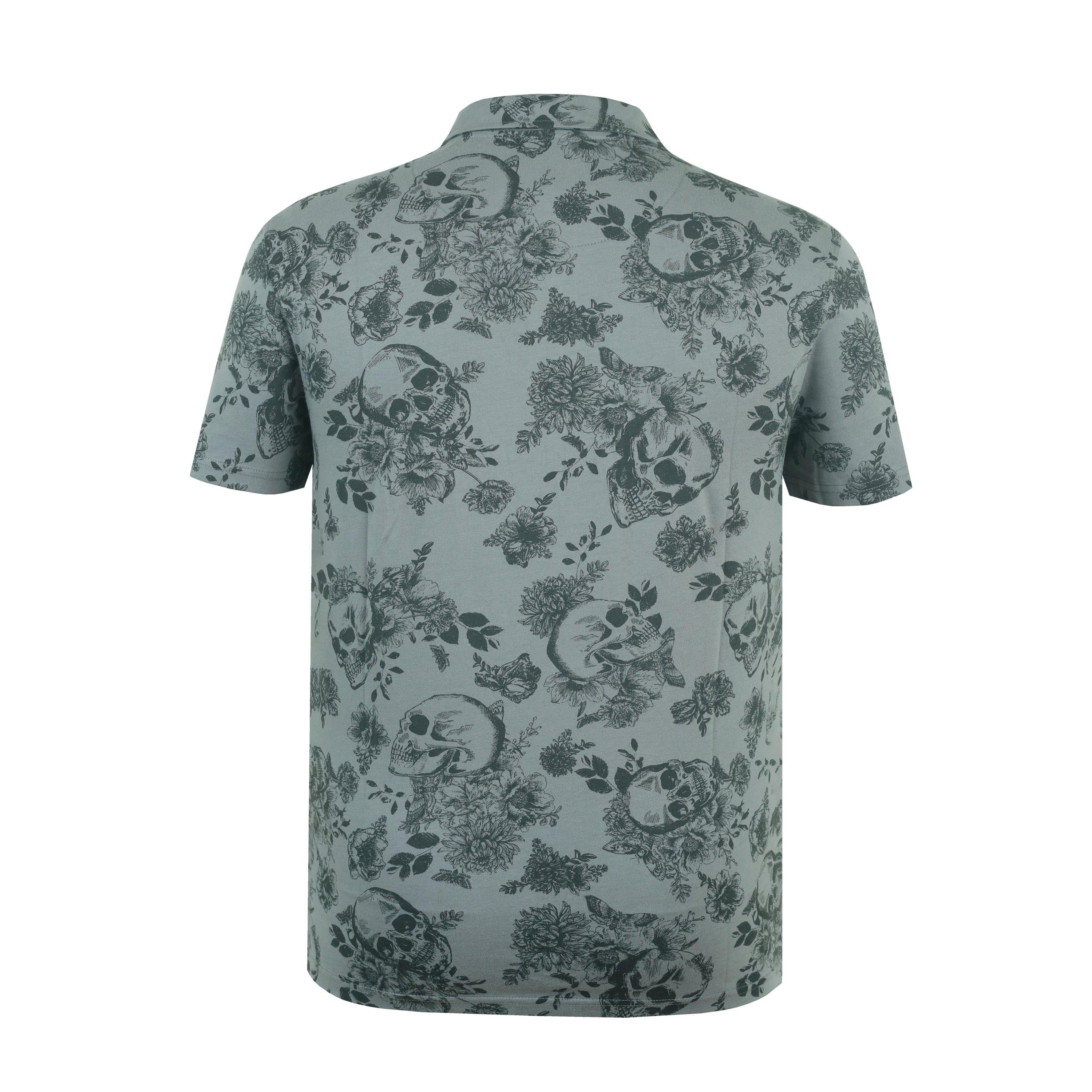 Firetrap All Over Print Polo Top Mens