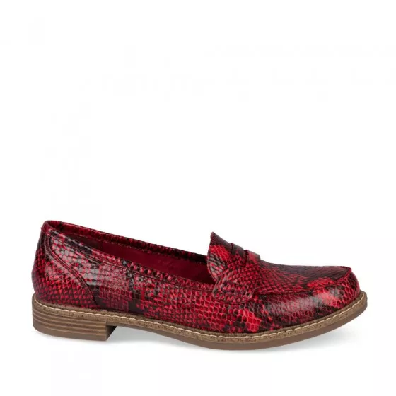 Mocassins ROUGE VIA DONNA