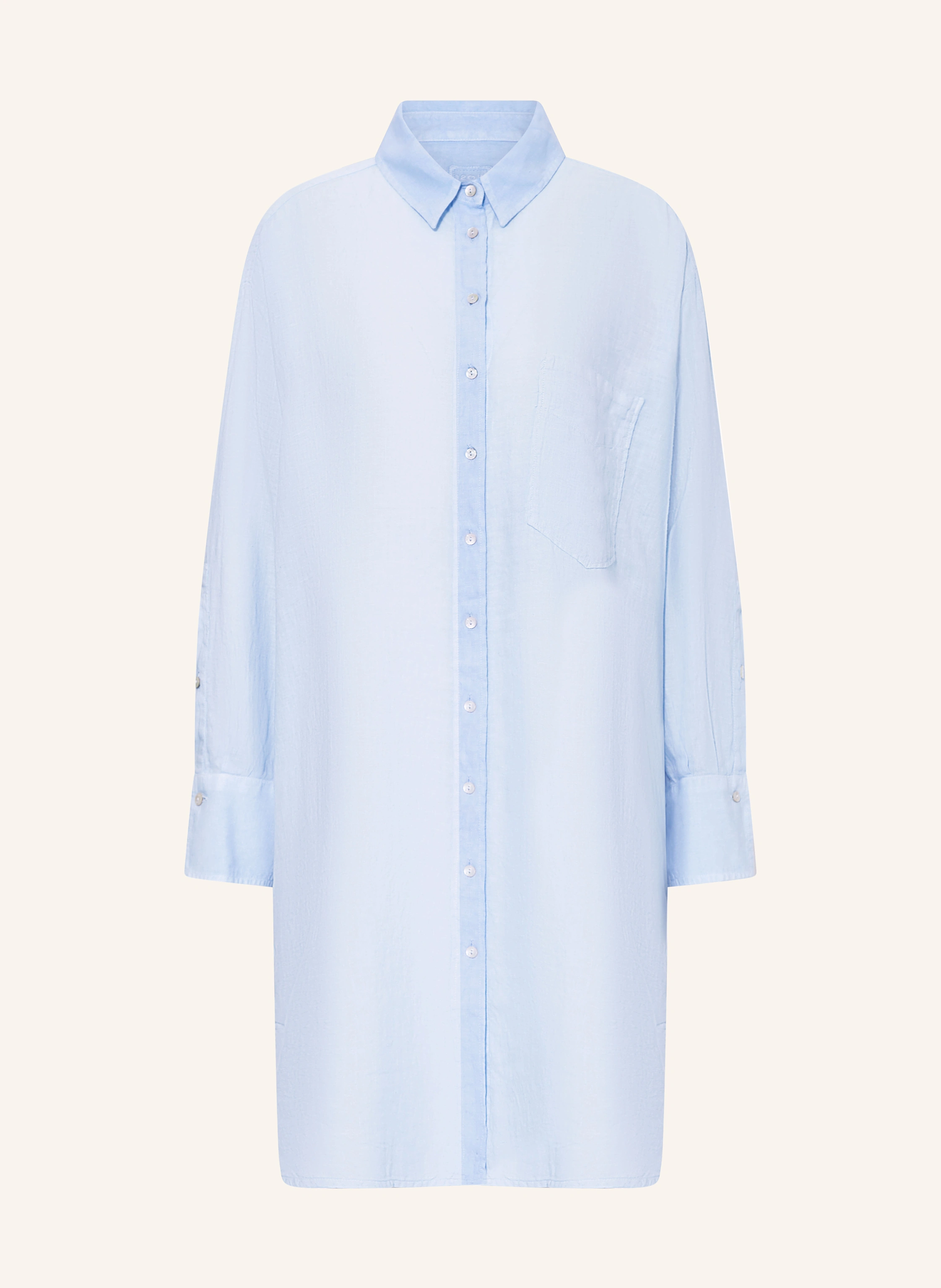 120%lino Hemdblusenkleid aus Leinen