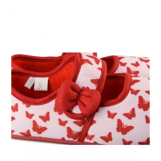 Chaussons ROUGE LOVELY SKULL