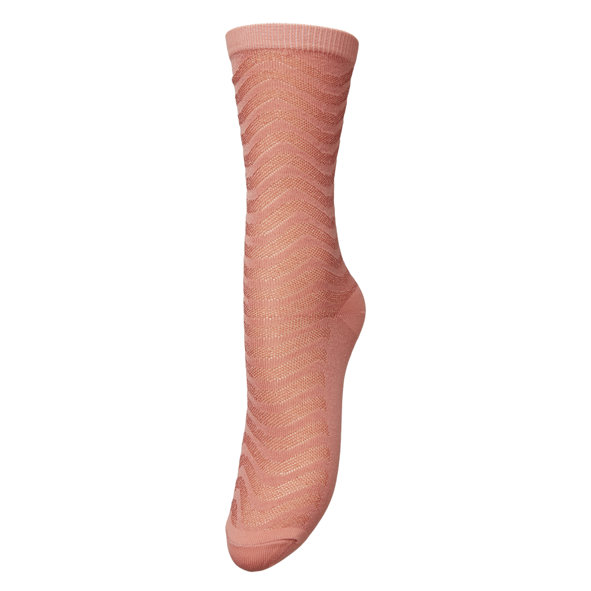 MINA - Chaussettes métallisées | Rose