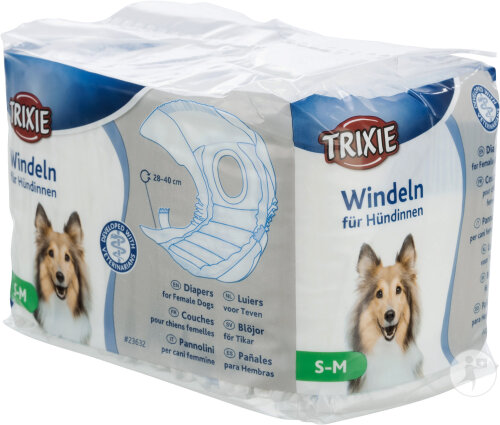 Trixie Couches Pour Chiens Femelles S-M 28-40cm 12 Pièces