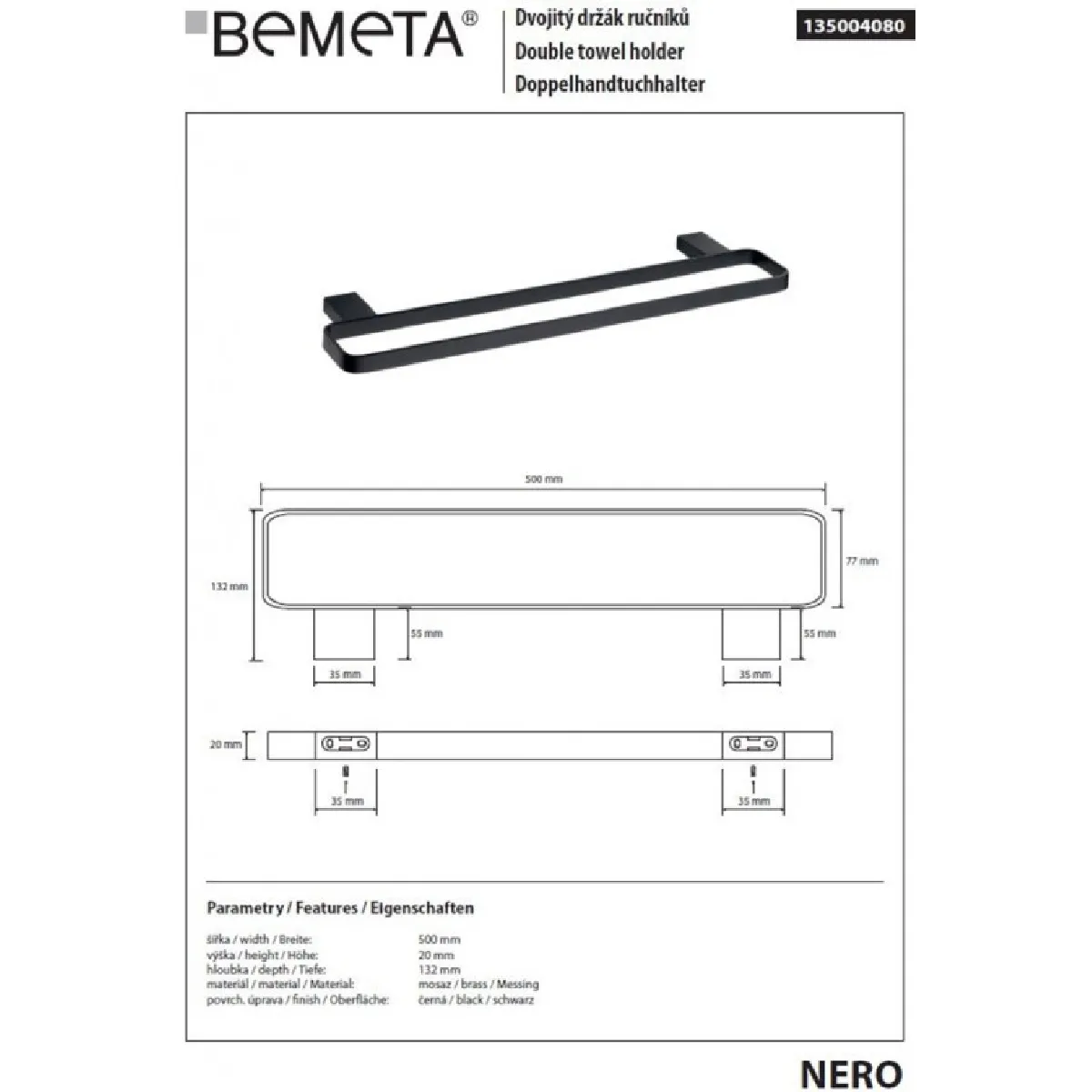 Bemeta - Maison De La Tendance BEMETA NERO