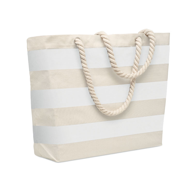 GiftRetail MO2126 - HEAVEN STRIPE Sac de plage en coton 220 gr/m²