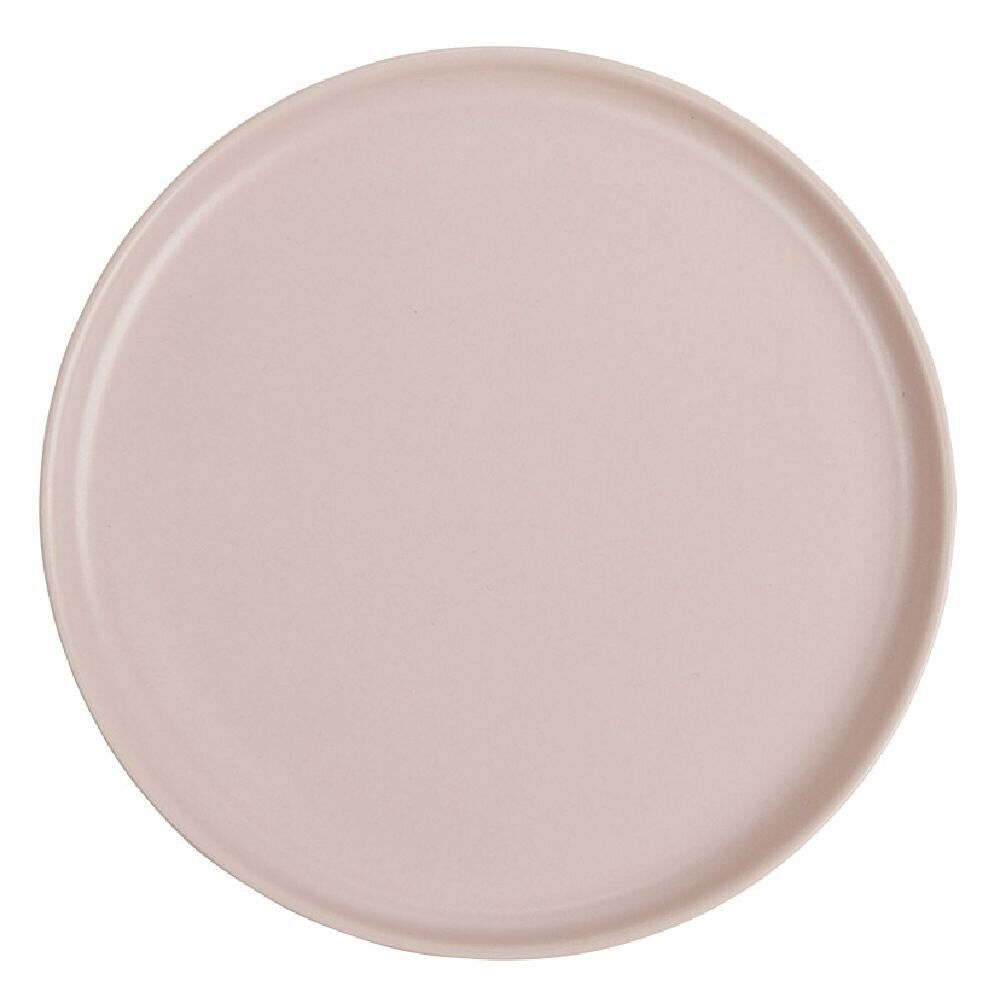 Assiette à dessert ronde Nordic porcelaine rose