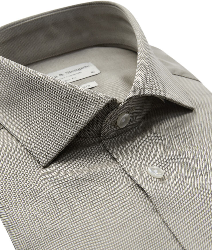 Bruun & Stengade BS Jayson Slim Fit Shirt Light brown