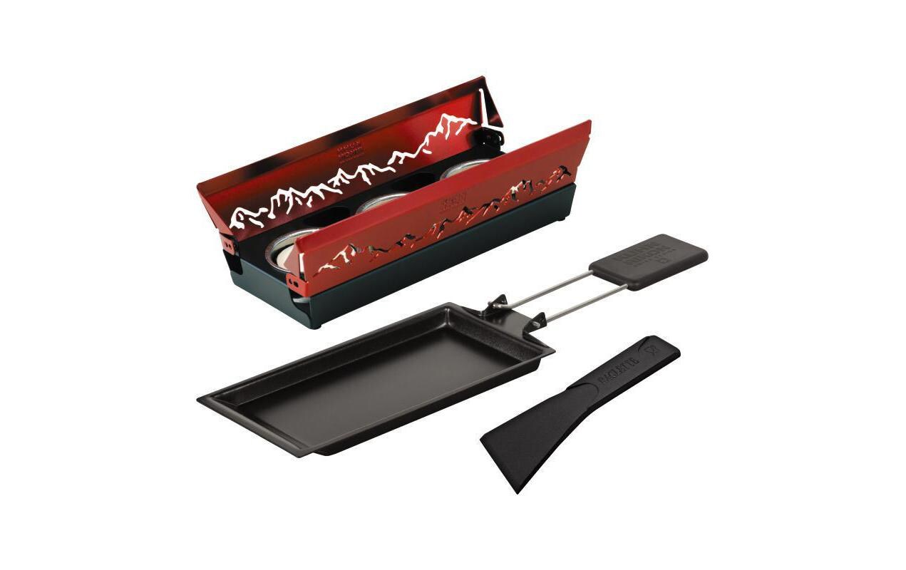 Teelicht-Raclette Mini Candle Light RotRaclette-Vergnügen bei Kerzenschein