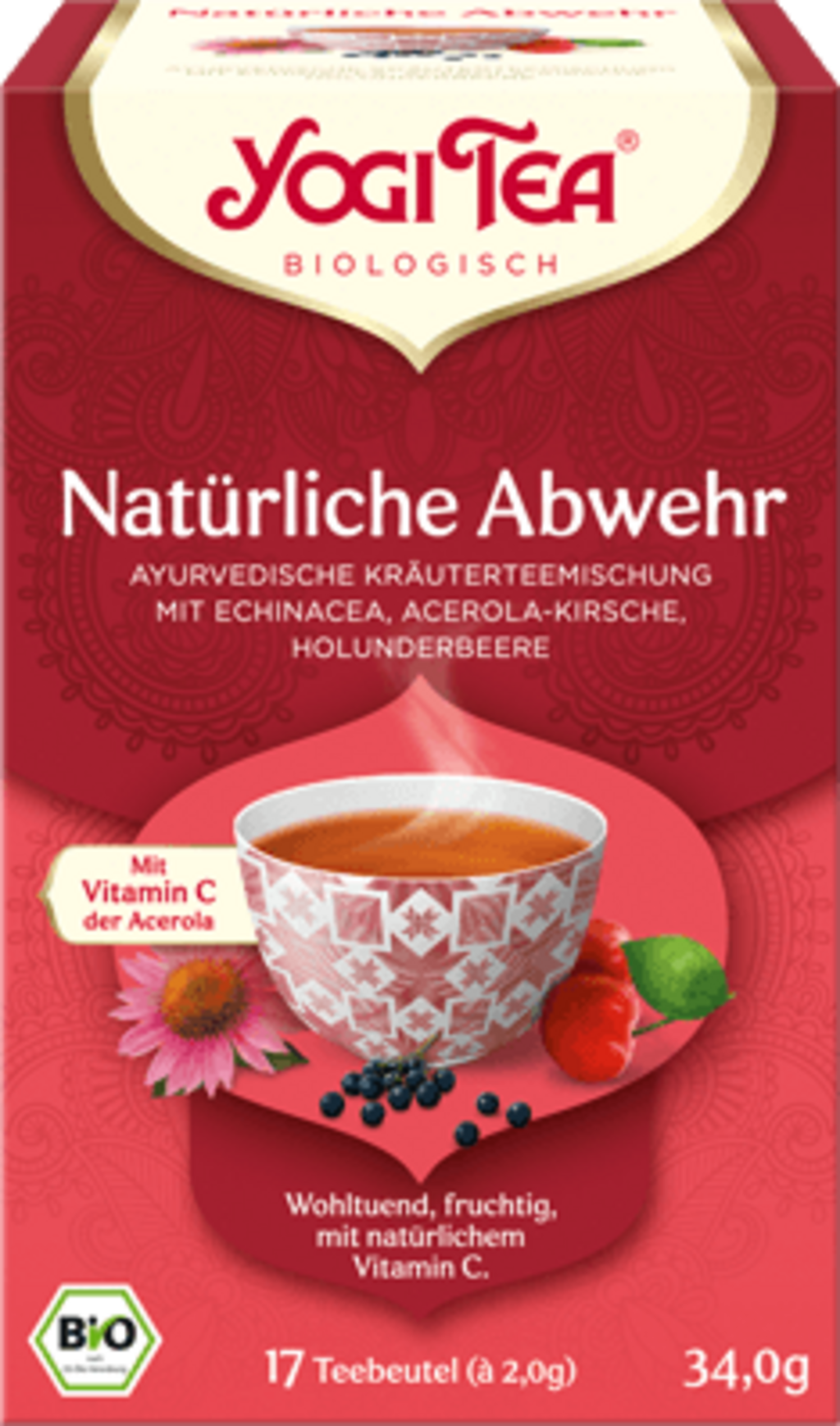 Yogi Tea  Natürliche Abwehr Bio, 34 g