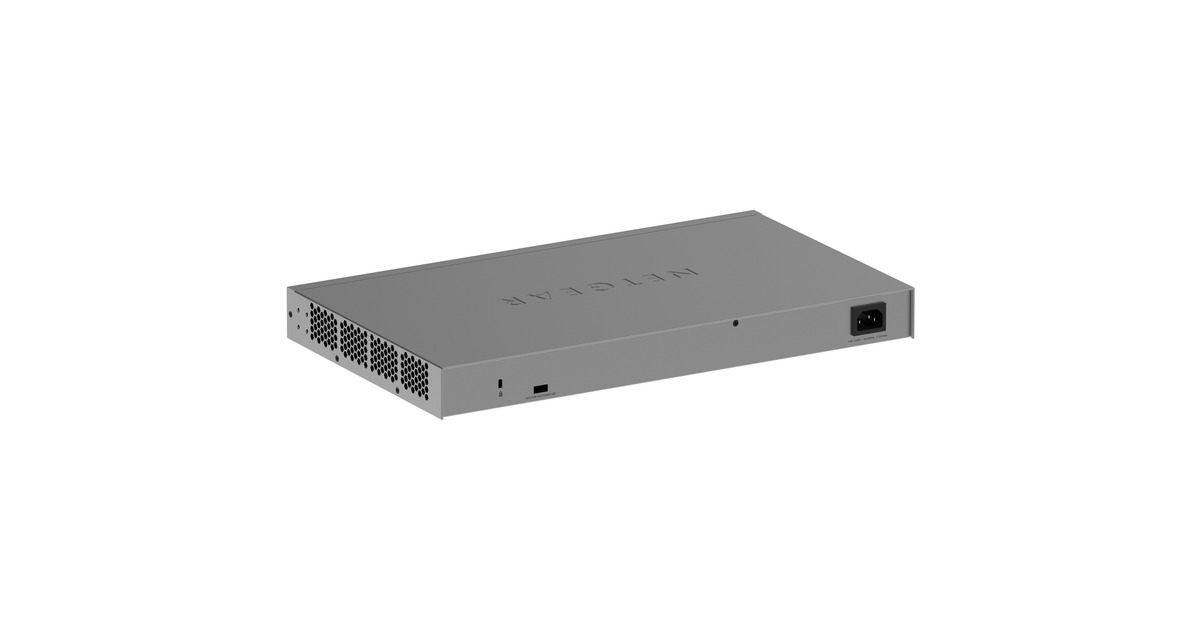 Netgear24-poorts Gigabit Smart switch met 4 SFP+ poorten  (Grijs, 10 Gb)