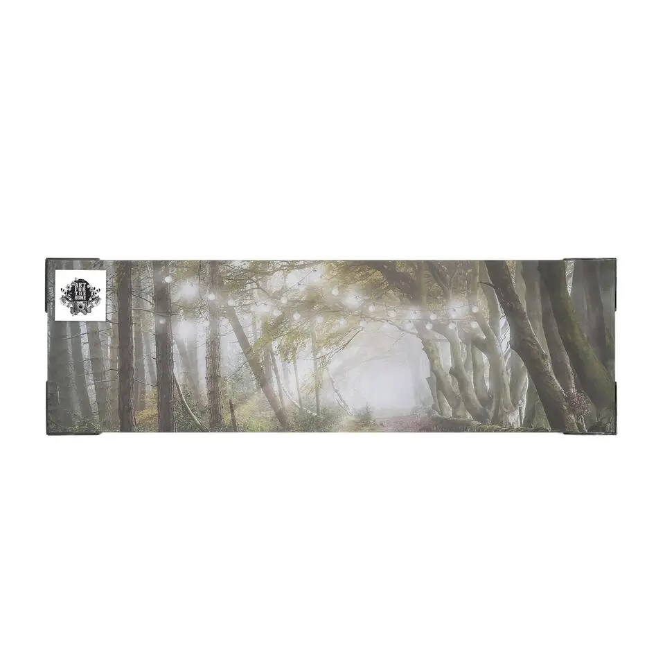 Art for the Home Boswandeling LED Canvas 30x90 cm