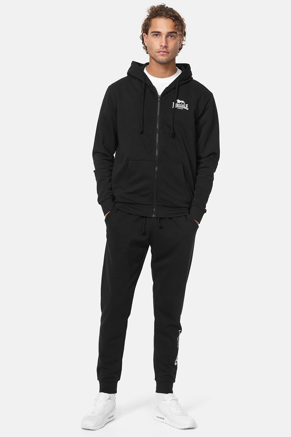 Lonsdale Herren Trainingsanzug mit Kapuze normale Passform LHANBRYDE