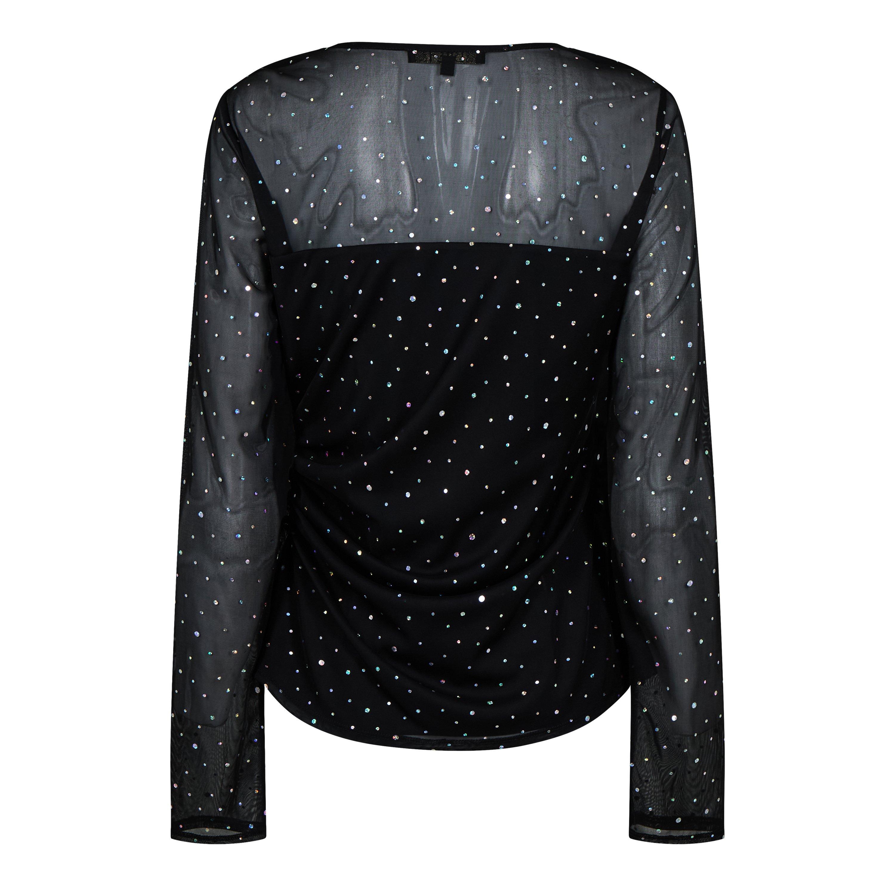 Biba Sequin Mesh Top