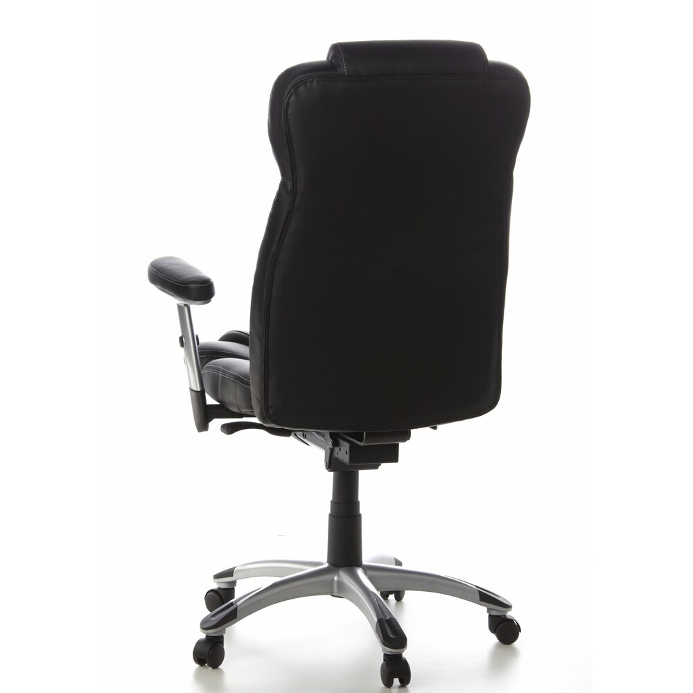 Profi Chefsessel EMBASSY 200 Leder mit Armlehnen (höhenverstellbar) hjh OFFICE