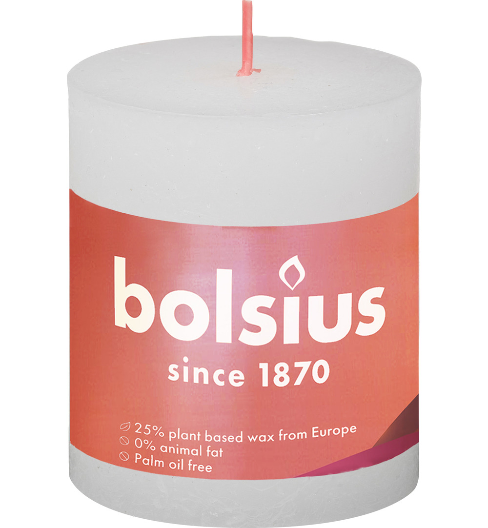Bolsius Shine Rustiekkaars 80/68 Cloudy White (16 stuks)
