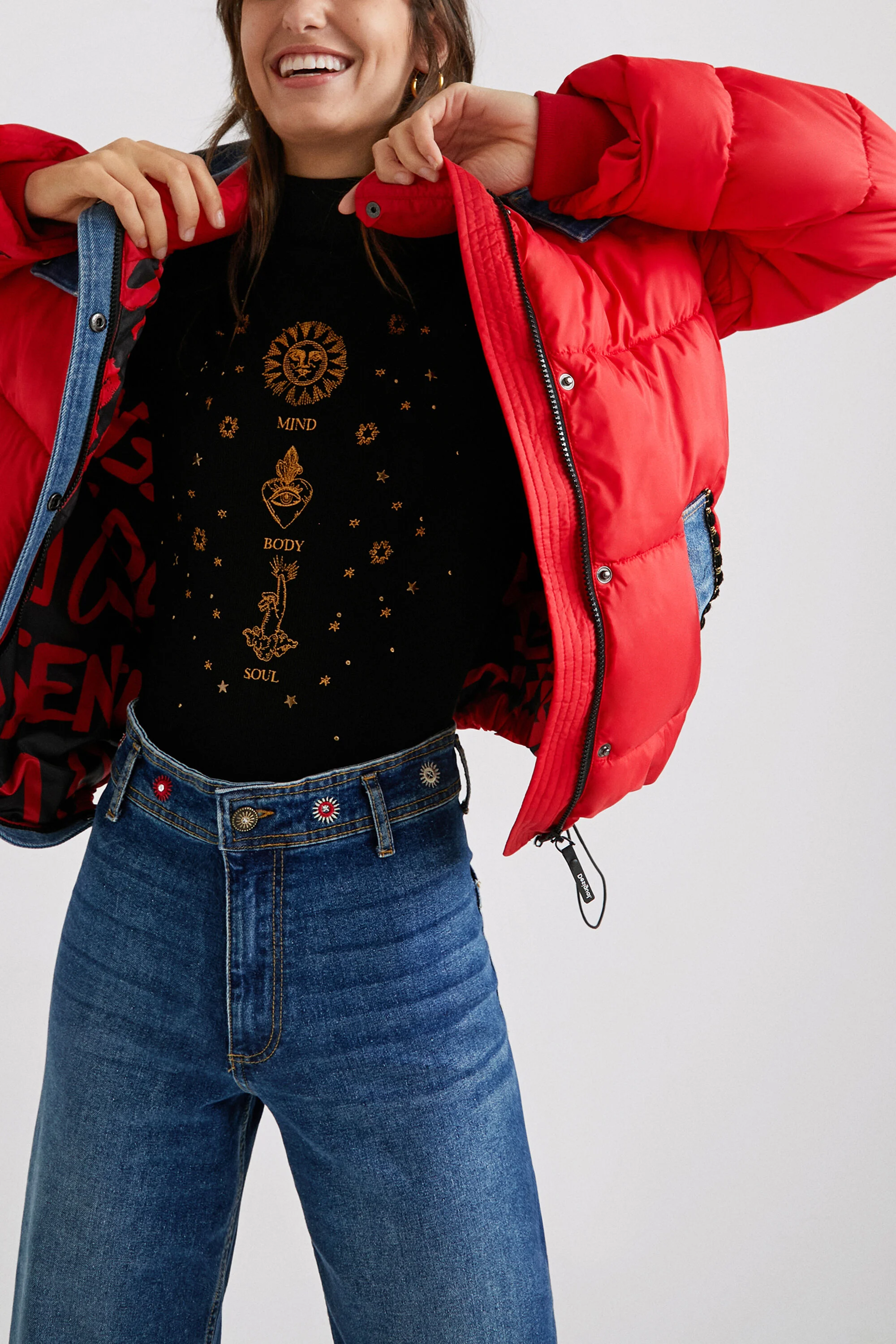 Chaqueta acolchada capucha