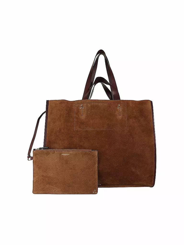 JEROME DREYFUSS Ledertasche - Shopper LEON L braun