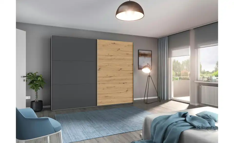 Schwebetürenschrank 261 cm