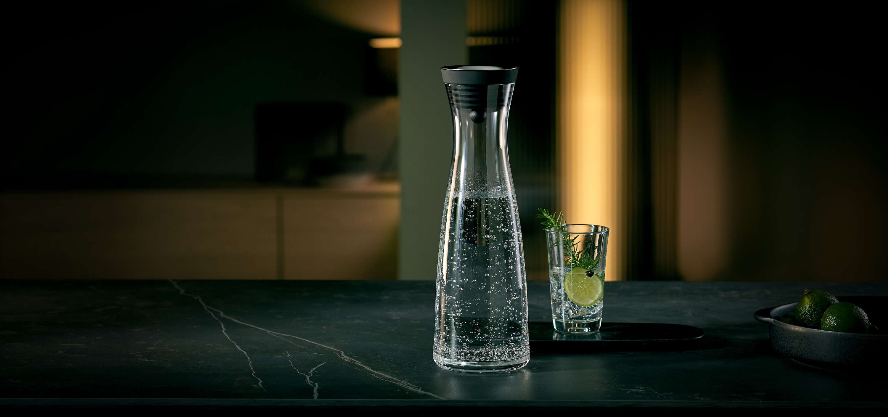 Wasserkaraffe WMF BASIC schwarz