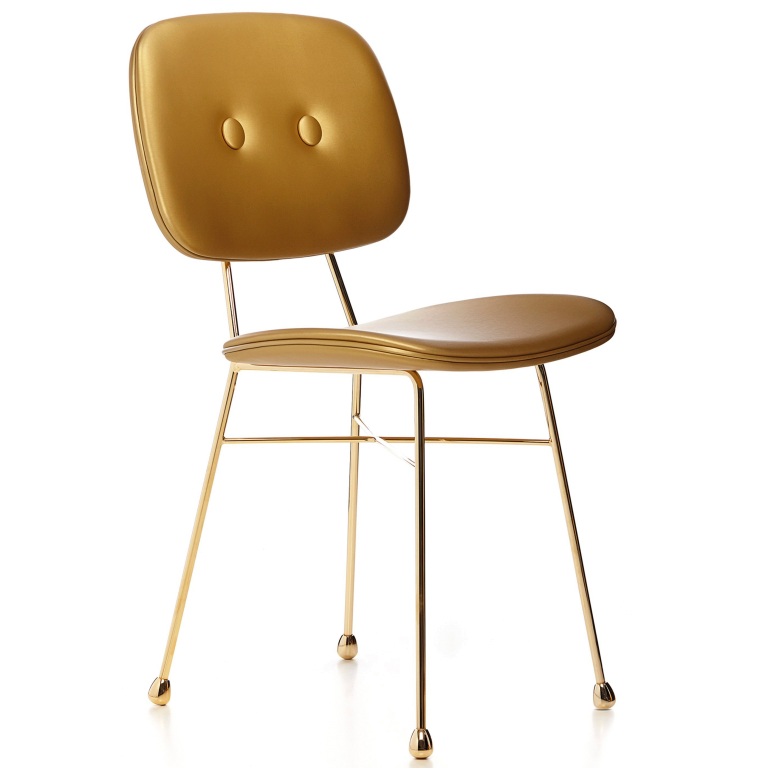 Moooi The Golden Chair eetkamerstoel mat goud